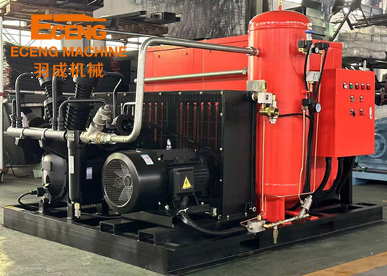 Compresseur d'air à haute pression de vis 40bar 10.0m3/minute 105kw avec le propulseur combiné