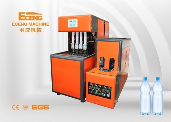 Fabrication de soufflement de récipient en plastique de cavité de la machine 4 de la bouteille semi automatique 16KW