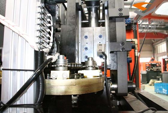 Soufflage de corps creux de soufflement de bout droit de la machine 6000bph 4 d'ANIMAL FAMILIER orange de cavité